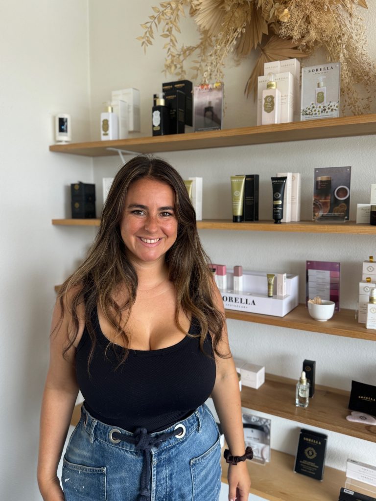 shelby lead esthetician at Santa Barbara Spa