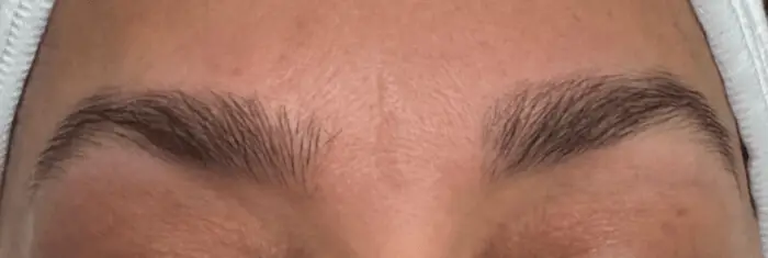Brow Lamination at Santa Barbara Spa - Before
